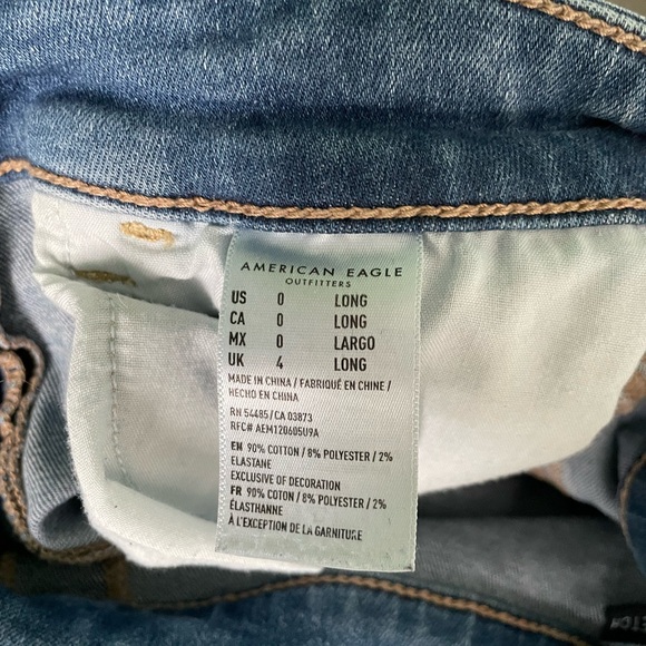 American Eagle Jeans 0 Long - Picture 4 of 4